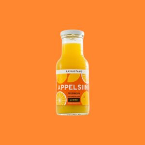Raikastamo organic fresh orange juice bottle 0.25 l